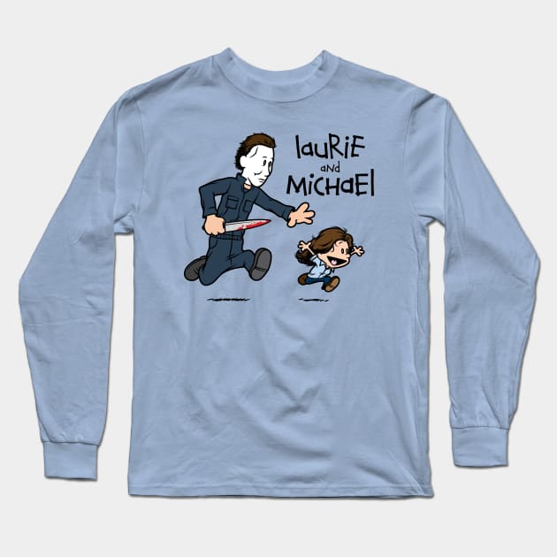 Laurie and Michael Long Sleeve T-Shirt by mikehandyart